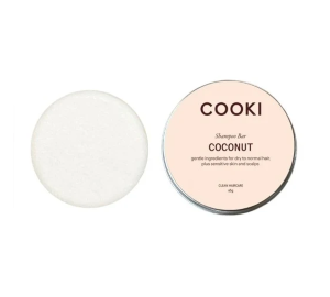 Cooki Haircare Coconut Shampoo Bar With Tin 65g