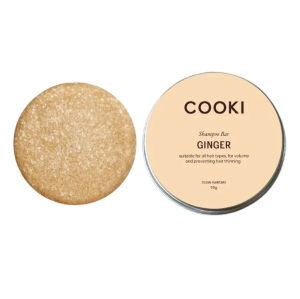 Cooki Haircare Ginger Shampoo Bar With Tin 65g