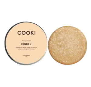 Cooki Haircare Ginger Shampoo Bar JUMBO With Tin 108g