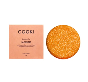 Cooki Haircare Jasmine & Cypress Shampoo Bar In Box 65g