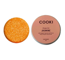 Cooki Haircare Jasmine & Cypress Shampoo Bar With Tin 65g