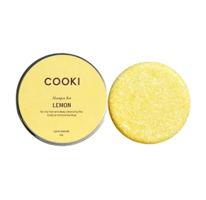 Cooki Haircare Lemon Shampoo Bar With Tin 65g
