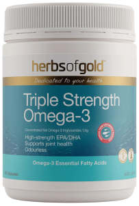 Herbs of Gold Triple Strength Omega-3 150 Capsules