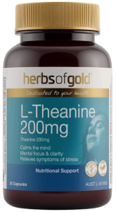 Herbs of Gold L-Theanine 200mg 30 Capsules