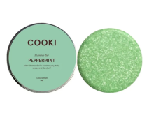Cooki Haircare Peppermint & Chamomile Shampoo Bar JUMBO With Tin 108g