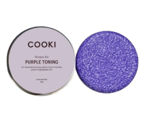 Cooki Haircare Purple Toning Shampoo Bar JUMBO With Tin 108g 
