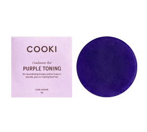 Cooki Haircare Purple Toning Conditioner Bar in Box 75g