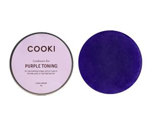 Cooki Haircare Purple Toning Conditioner Bar With Tin 75g