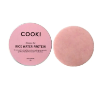 Cooki Haircare Rice Water Protein Shampoo Bar With Tin 65g