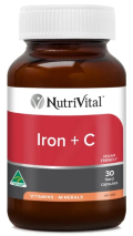 NutriVital Iron + C 30 Hard Capsules