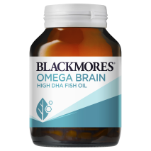Blackmores Omega Brain High DHA Fish Oil 60 Capsules