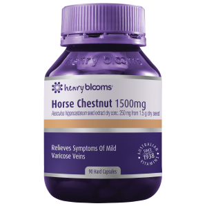 Henry Blooms Horse Chestnut 1500mg 90 Capsules