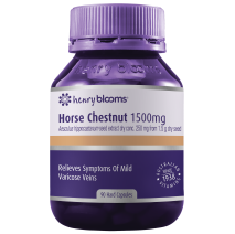 Henry Blooms Horse Chestnut 1500mg 90 Capsules