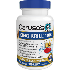 Caruso's King Krill 1000 Odourless 30 Capsules