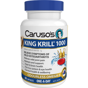 Caruso's King Krill 1000 Odourless 60 Capsules