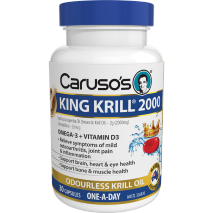 Caruso's King Krill 2000 Odourless 30 Capsules