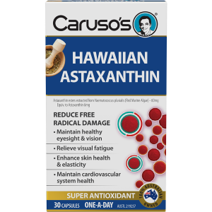 Caruso's Hawaiian Astaxanthin 6mg 30 Capsules