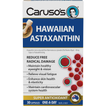 Caruso's Hawaiian Astaxanthin 6mg 30 Capsules