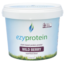 Ezy Protein Plant-Based Protein Powder Superfood Blend 800g Wild Berry