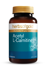 Herbs of Gold Acetyl L-Carnitine 60 Vegetable Capsules