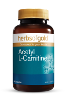 Herbs of Gold Acetyl L-Carnitine 60 Vegetable Capsules