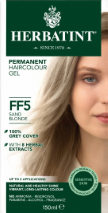 Herbatint Permanent Hair Colour Gel FF5 Sand Blonde 150mL