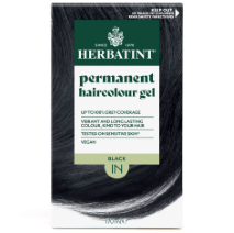 Herbatint Permanent Hair Colour Gel 1N Black 170mL