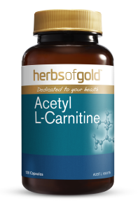 Herbs of Gold Acetyl L-Carnitine 120 Vegetable Capsules
