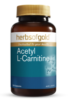 Herbs of Gold Acetyl L-Carnitine 120 Vegetable Capsules
