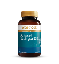 Herbs of Gold Activated Sublingual B12 75 Tablets