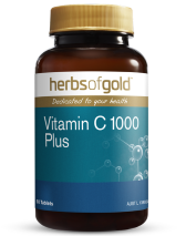Herbs of Gold Vitamin C 1000 Plus 60 Tablets