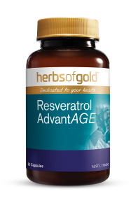 Herbs of Gold Resveratrol AdvantAGE 60 Vege Capsules