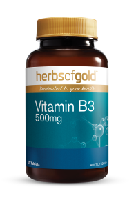 Herbs of Gold Vitamin B3 500mg 60 Tablets