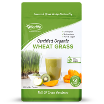 Morlife Wheat Grass Certified Organic 200g