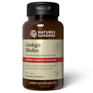 Nature's Sunshine Ginkgo Biloba 420mg 100 Capsules