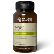Nature's Sunshine Ginger 525mg 100 Capsules