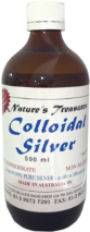 Nature's Treasures Colloidal Silver 500mL