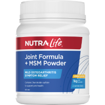 Nutra-Life Joint Formula + MSM with Glucosamine & Chondroitin 1kg Lemon