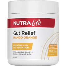 Nutra-Life Gut Relief 180g Mango Orange