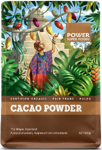 Power Super Foods Cacao Powder Organic 500g