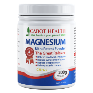 Sandra Cabot Health Magnesium Ultra Potent 200g Citrus
