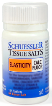Schuessler Tissue Salts CALC Fluor Elasticity 125 Tablets