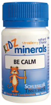 Schuessler Tissue Salts Kidz Minerals Be Calm 100 Tablets