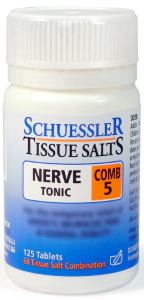 Schuessler Tissue Salts Combination 5 Nerve Tonic 125 Tablets