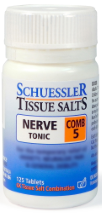 Schuessler Tissue Salts Combination 5 Nerve Tonic 125 Tablets