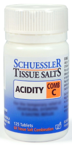 Schuessler Tissue Salts Combination C Acidity 125 Tablets