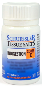 Schuessler Tissue Salts Combination E Indigestion 125 Tablets
