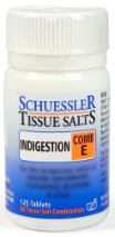 Schuessler Tissue Salts Combination E Indigestion 125 Tablets