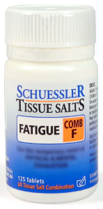Schuessler Tissue Salts Combination F Fatigue 125 Tablets