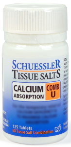 Schuessler Tissue Salts Combination U Calcium Absorb 125 Tablets
